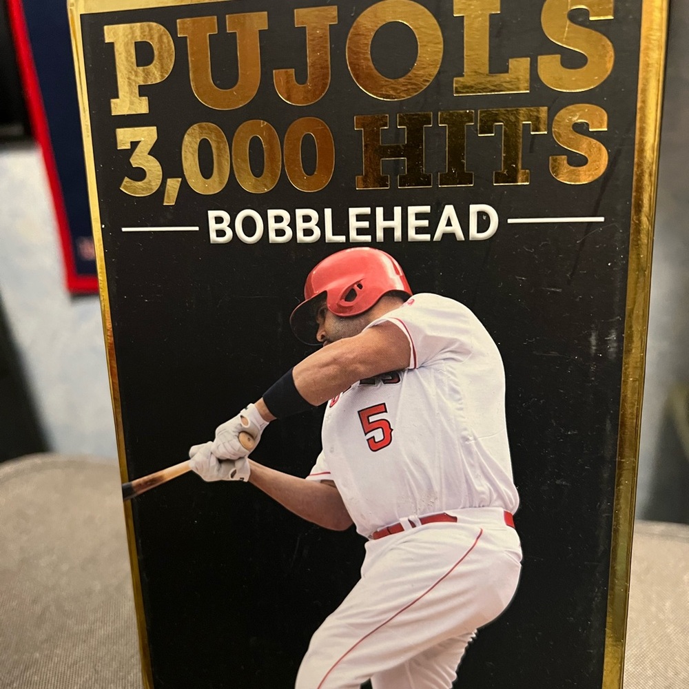 Pujols 3,000 Hits Bobblehead